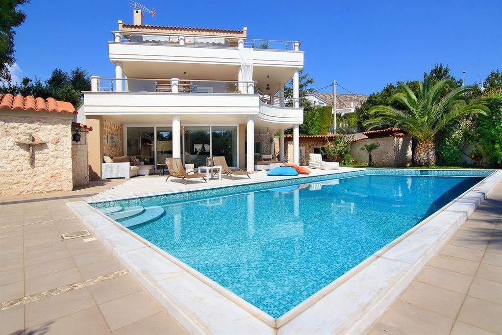 Luxury Villa Sea Melody Palaia Fokaia Ngoại thất bức ảnh