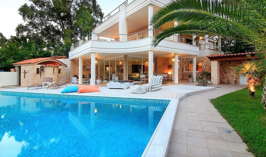 Luxury Villa Sea Melody Palaia Fokaia Ngoại thất bức ảnh